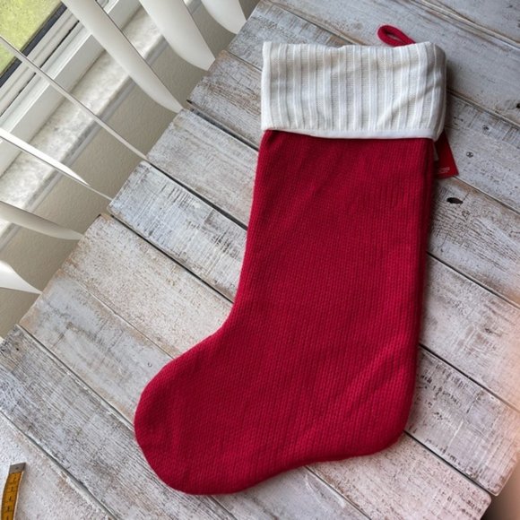 NWT St. Nicholas Square Initial F knit stocking Large 20 inch long - Picture 2 of 4